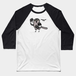 Come at me, Crow (Small Design) Baseball T-Shirt